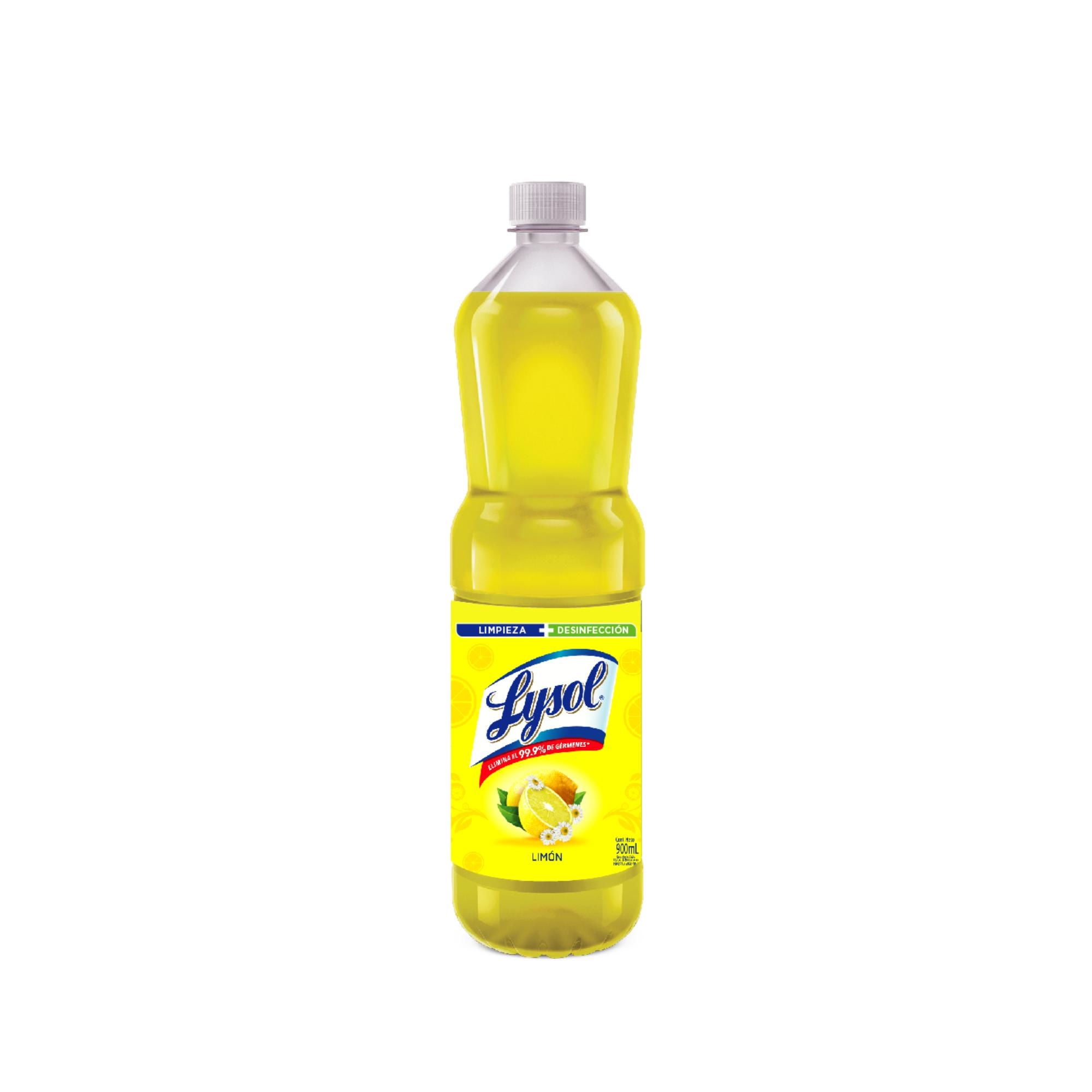 Lysol Limpiador Piso Desinf Limon 900 Ml