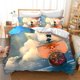 thumbnail image 2 of 3-Piece 1 Quilt Cover One Piece Bedding Set Comforte Luxus Exquisite Birthday Gift 100% Polyester Home Decor, 2 of 5