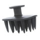 thumbnail image 3 of Masajeador De Cuero Cabelludo De Mano Para Cabello Húmedo Y Seco Para Viajes Mujeres Hombres Hotel Negro, 3 of 3