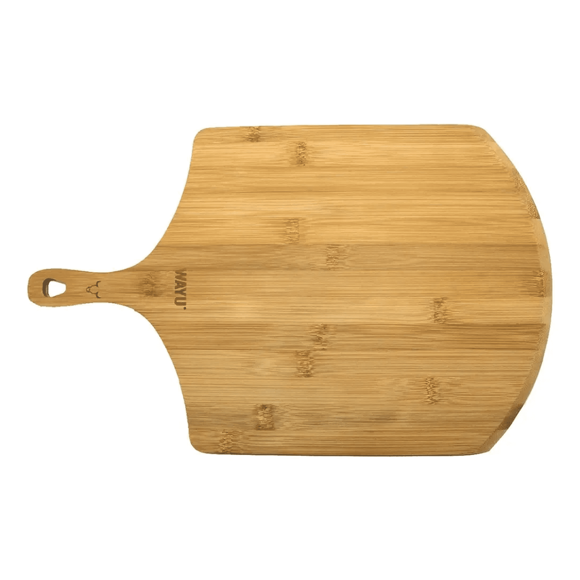 Genérico - Tabla Pizza De Madera De Bamboo Wayu Color Café