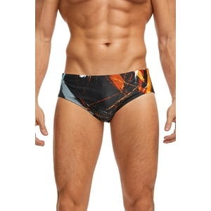 Gloriahoon - Tie Dye Traje De Baño Elástico Sexy Para Hombre N