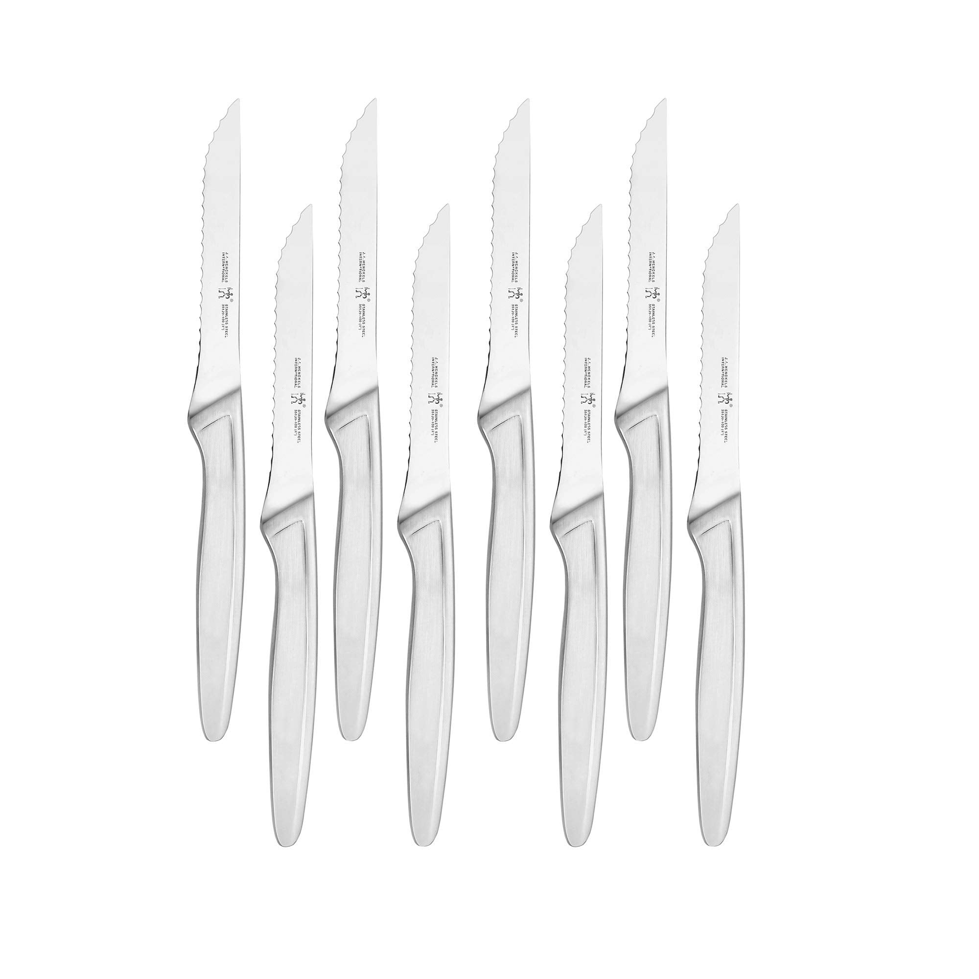 Juego De Cuchillos Para Carne Henckels, Afilados Como Navajas, 8 Piezas, Acero Alemán