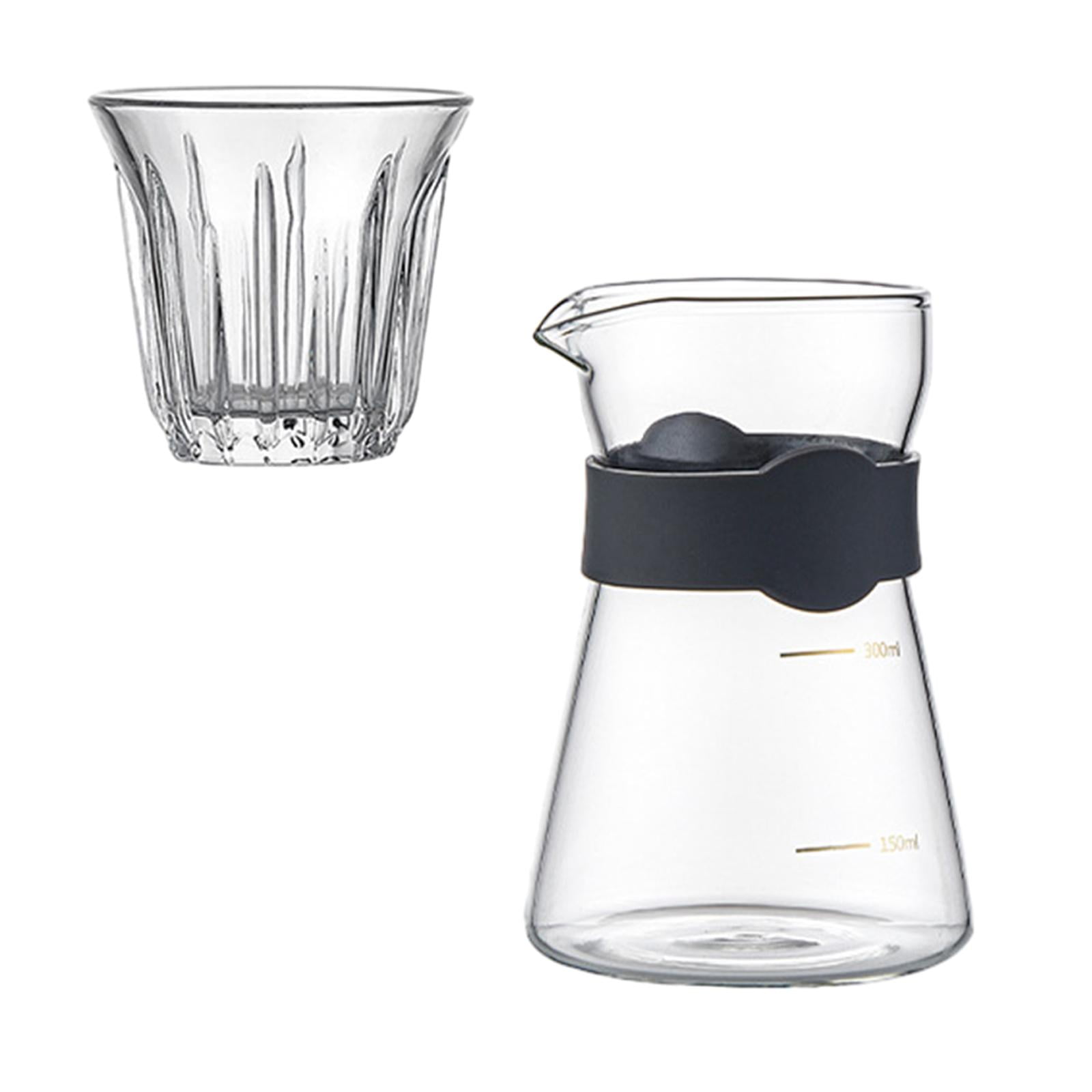 Bothyi - Cafetera De Goteo De 300ml, Regalos De Navidad, Olla De Goteo De Café De Vidrio Manual De 10oz Con 1 Taza