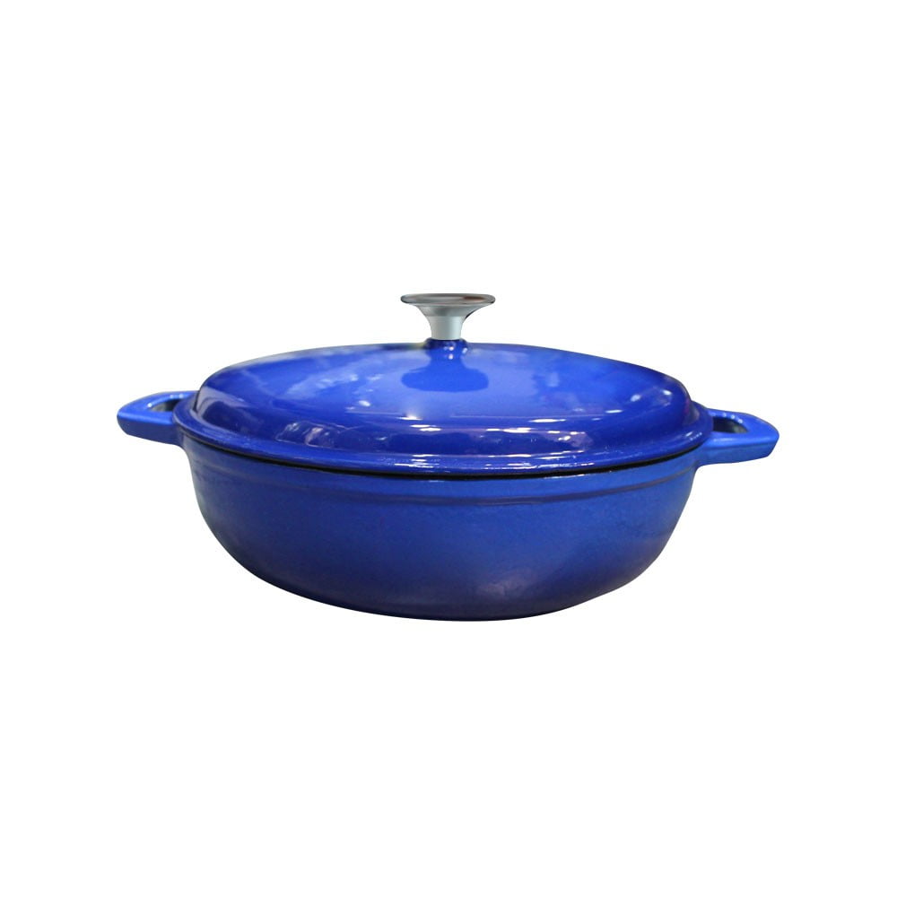 Briva Iron - Olla Hierro Fundido Azul 30 X 9 Cm