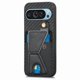 thumbnail image 2 of Funda Resistente para Google Pixel 9 con Tarjetero y Soporte, Diseño Magnético Negro, 2 of 5