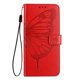 thumbnail image 3 of Funda cartera mariposa para Motorola Moto G67 Power con soporte y ranuras para tarjetas Rojo, 3 of 6