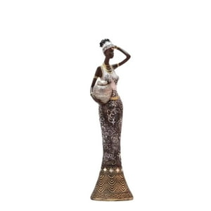 Homeessentials - Adorno Mujer Africana 31 Cm