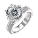 thumbnail image 3 of Anillos de Boda Moissanite de 5 Uds para Mujer Corte Redondo Color D VVS1 Plata Esterlina 925 Anillos de Compromiso Diamond Rings Moissanite con Certificado, 3 of 9