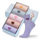 thumbnail image 1 of Calcetines Corlap para Mujer de Algodón Corte al Tobillo 5 Pares con Diseño de Corazón, 1 of 8