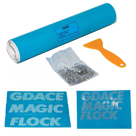 Flock de Strass GDACE 30 cm x 3,6 m Autoadhesivo