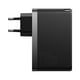 thumbnail image 2 of Cargador Rápido Baseus GaN5 Pro USB-C x 2 + USB - Incluye Cable Tipo C - Compatible con Macbook - 140W - Negro, 2 of 8