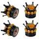thumbnail image 1 of 4 Uds Tapa De Válvula De Neumático De Corona De Coche Tapa De Tapa De Aire De Vástago Automático Para Bicicletas SUV Aureate, 1 of 5
