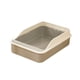thumbnail image 1 of Caja De Arena Para Gatos, Bandeja De Arena Para Mascotas Con Parte Superior Abierta Para Gatos De Interior, Animales Peque?os, Viaje, Gris M, 1 of 5