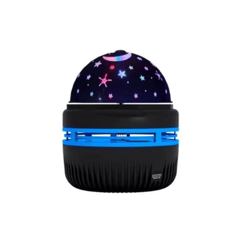 Disparo - Lampara Usb Proyector Giratoria Luna Estrella Multicolor