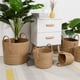 thumbnail image 3 of Canasto Cesta de Yute Tejido Estilo Rustico Con Asas S, 3 of 9