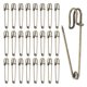 thumbnail image 1 of Uxcell 50 Pcs Alfileres de Seguridad Grandes 2"x 0.4" Broches de Aleación para Ropa de Costura Bronce, 1 of 6
