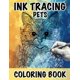 thumbnail image 1 of Libro para colorear Majosta Ink Tracing Pets, 40 dibujos, bolígrafo y tinta, 1 of 1