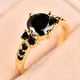 thumbnail image 1 of Stunning Boho Ring with Purple and Pink Zircon - 18k Gold Plated Wedding, Engagement, and Party Ring, 1 of 5