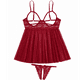 thumbnail image 1 of Lenceria Vestido Senos Libres Tanga Entrepierna Abierta Sexy, 1 of 4
