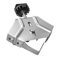 Magideal - Abrazadera De Ángulo Recto Para Carpintería, Herramienta De Sujeción De Acero Inoxidable, Bloqueo Automático, Práctica Abrazadera De Esquina De 90 Gra Cerrado