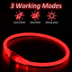 thumbnail image 4 of Collar LED para perros - Collar para perros con luz recargable por USB que brilla en la oscuridad., 4 of 6
