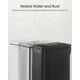 thumbnail image 4 of Bote de basura SONGMICS de acero inoxidable de 6 litros con tapa para baño, 4 of 7