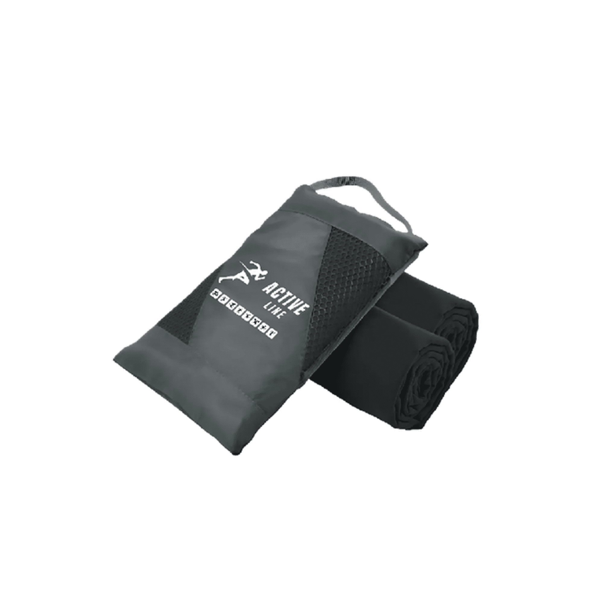 Genérico - Toalla Microfibra Secado Rápido 2 Pack 120x60 80x30 + Estuche Negro