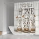 thumbnail image 2 of 4pcs/set Non-Slip Butterfly Shower Curtain Set with 12 Hooks, Toilet Lid Cover Pad, and Toilet Rug - 71x71 Inches - Elegant Bathroom Decor, 2 of 4