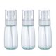 thumbnail image 1 of 3 Piezas De Plástico Vacío Botella De Spray De Niebla Fina Atomizador Contenedor De Perfume 60ml Azul, 1 of 3