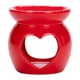 thumbnail image 4 of Quemador De Aceite Esencial, Candelero De Cerámica Para Sala De Estar De Yoga, Color Rojo, 4 of 5