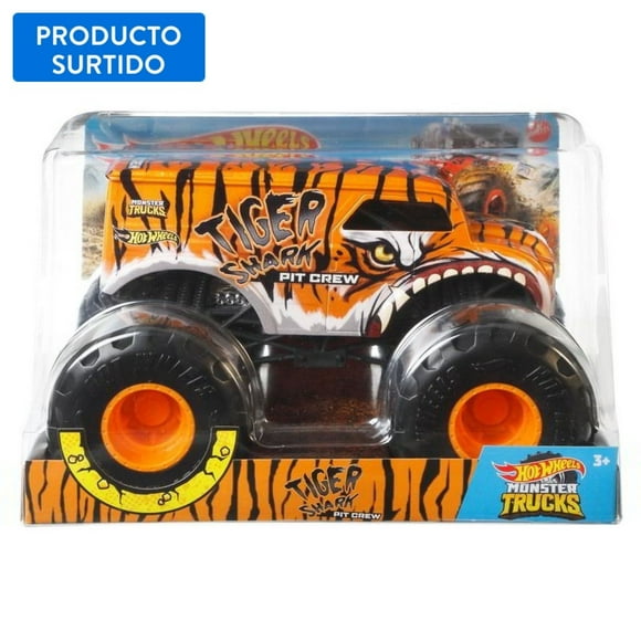 Vehículo Hot Wheels Monster Trucks Camión Metal Escala 1:24 3+, 1 Un