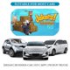 thumbnail image 4 of ¡Jakers! Las Aventuras de Piggley Winks Sombrilla Solar para Auto - Protector de Parabrisas Plegable | Cortina Solar Delantero | Bloqueo UV y Aislamiento de Calor 133x73cm, 4 of 6