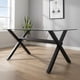 thumbnail image 3 of Mesa Rectangular Xinia 130x80 cm | Metal Negro, 3 of 5