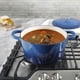 thumbnail image 5 of Horno holandés Crock-Pot de hierro fundido esmaltado artesanalmente, 7 litros, azul zafiro, 5 of 6
