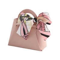 Magideal - 5 Bolsos Exquisitos De Piel Sintética Para Recuerdos Con Cintas , Rosado