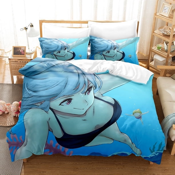 Anime Chained Soldier Bedding Set Single Twin Full Size Bed Set Adult Kid Bedroom Duvet cover Sets Home Textiles Bed Sheets