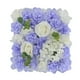 thumbnail image 2 of Panel De Flores Artificiales, Telón De Fondo De Flores Rosas Para Bodas, Eventos, Hogar, Color Púrpura, 2 of 3