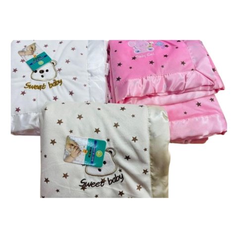 Genérico - Manta Con Chiporro Para Bebe Termica Abrigo Suave Lau