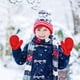 thumbnail image 5 of Guantes clásicos de invierno cálidos para niños de jardín de infantes de 1 a 4 años., 5 of 5