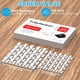 thumbnail image 2 of Clips para cables TidyHelper, 100 unidades, adhesivos blancos (pequeños y grandes), 2 of 6