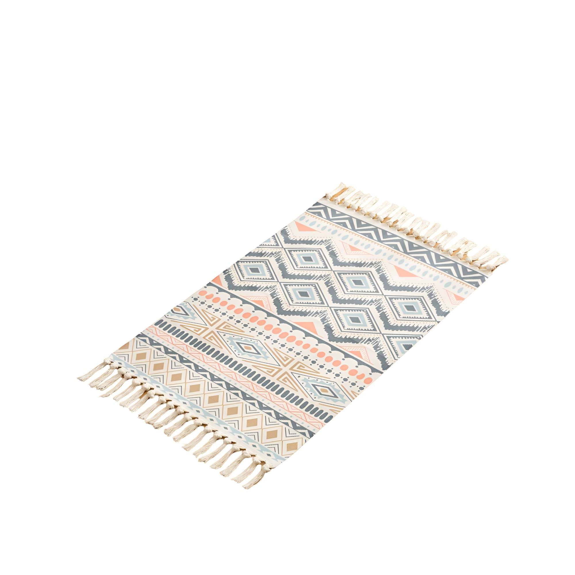 Genérico - Set De 3 Alfombras De Lino 60x90 Cm Para Bajada De Cama V18