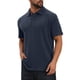 thumbnail image 4 of INSPIRE CHIC Camisa Polo de Negocios para Hombre con Textura Jacquard de Manga Corta y Cuello Abotonado L Azul Oscuro, 4 of 6