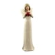 thumbnail image 2 of Resin Angel Figurine Sosteniendo El Corazón Estatua Del ángel Para La Sala De Estar De Interior Del Estante, 2 of 5