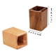 thumbnail image 3 of Caddy SHOPUKASA organizador de escritorio de madera de nogal – Pack de 2 (7 cm), 3 of 6