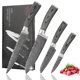 thumbnail image 1 of Juego de cuchillos de cocina Wakoli EDIS de 4 piezas con acero damasco VG10, 1 of 8