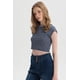 thumbnail image 2 of Polera Mujer Crop Azul, 2 of 4