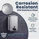 thumbnail image 2 of Dispensador de jabón Alpine comercial de acero inoxidable montado en pared 1200 ml, 2 of 8