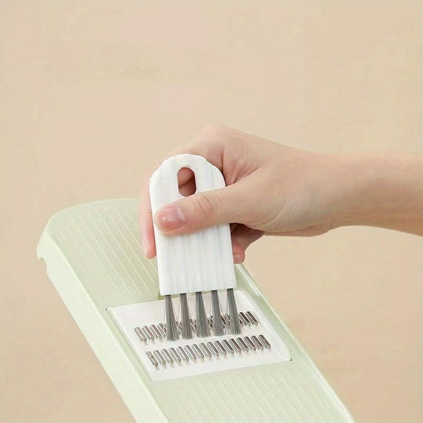 1/2pcs, Kitchen Cup Lid Brush, Soft Slot Gap Computer Keyboard Brush, Household Cleaning Brush, Kitchen Vegetable And Fruit Washing Tools