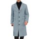 thumbnail image 4 of Abrigos para Hombre INSPIRE CHIC de un Solo Pecho con Cuello de Solapa, Manga Larga, Abertura Trasera, Talla XL, Gris Oscuro, 4 of 7