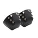 thumbnail image 3 of 1 Par De Protectores De Dedos De Patines Para Exteriores De Cuero Artificial Desmontable Accs Negro, 3 of 5